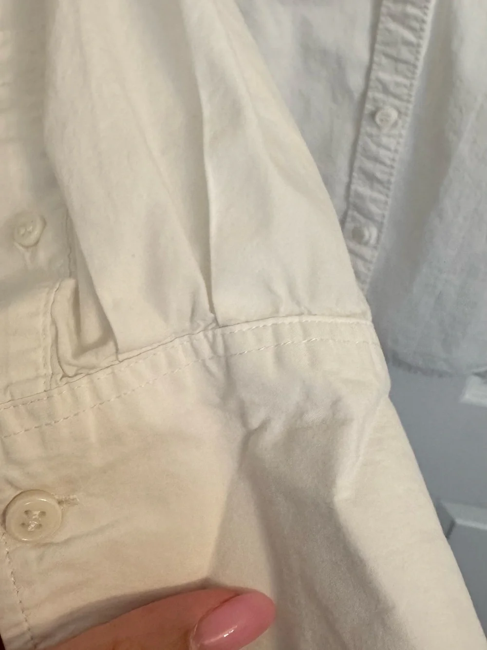 WHITE OXFORD SHIRT (oversized) - Picture 4 of 4